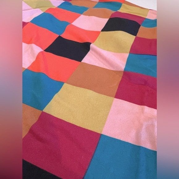 BAG268. NWT DOT DOT SMILE Modern Art Cap Sleeve Dress 3/4 - Picture 3 of 3